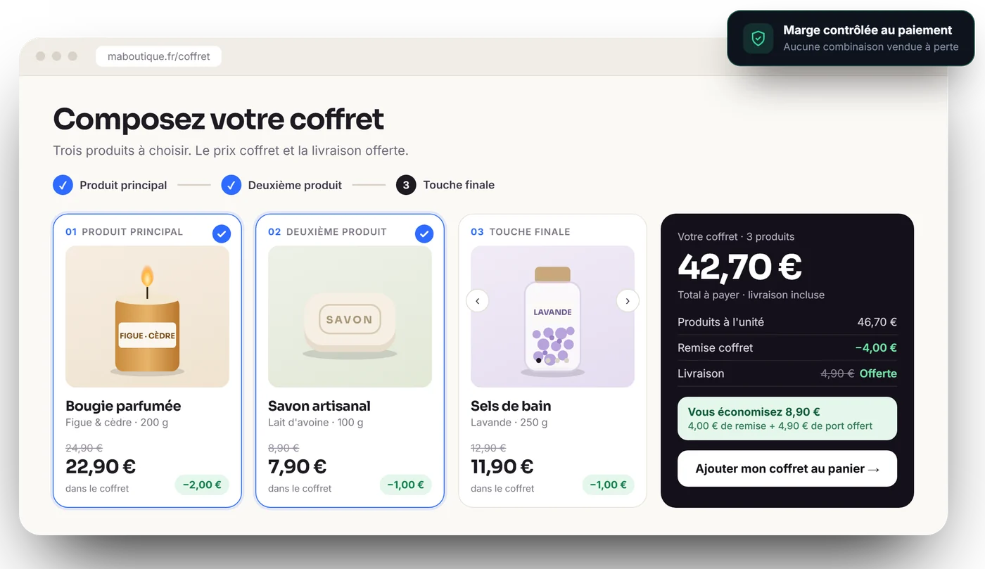 Aperçu de Créateur de coffrets