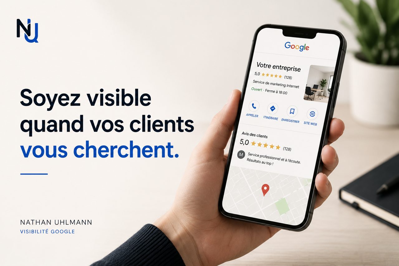 Soyez visible quand vos clients vous cherchent